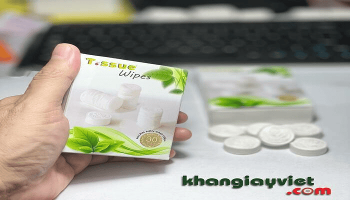  Khăn giấy nén T.ssue được ưa chuộng nhiều trên thị trường