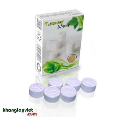 Khăn giấy nén nhãn hiệu T.ssue