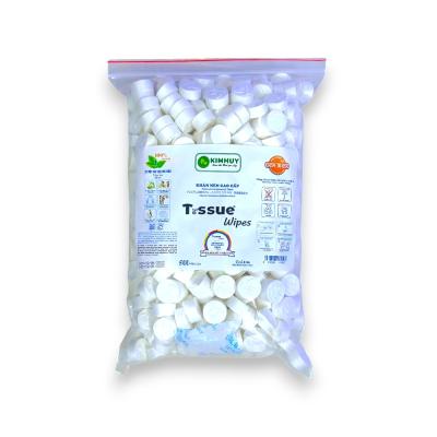 Khăn nén cao cấp T.ssue túi 500 viên sử dụng trong nhà hàng